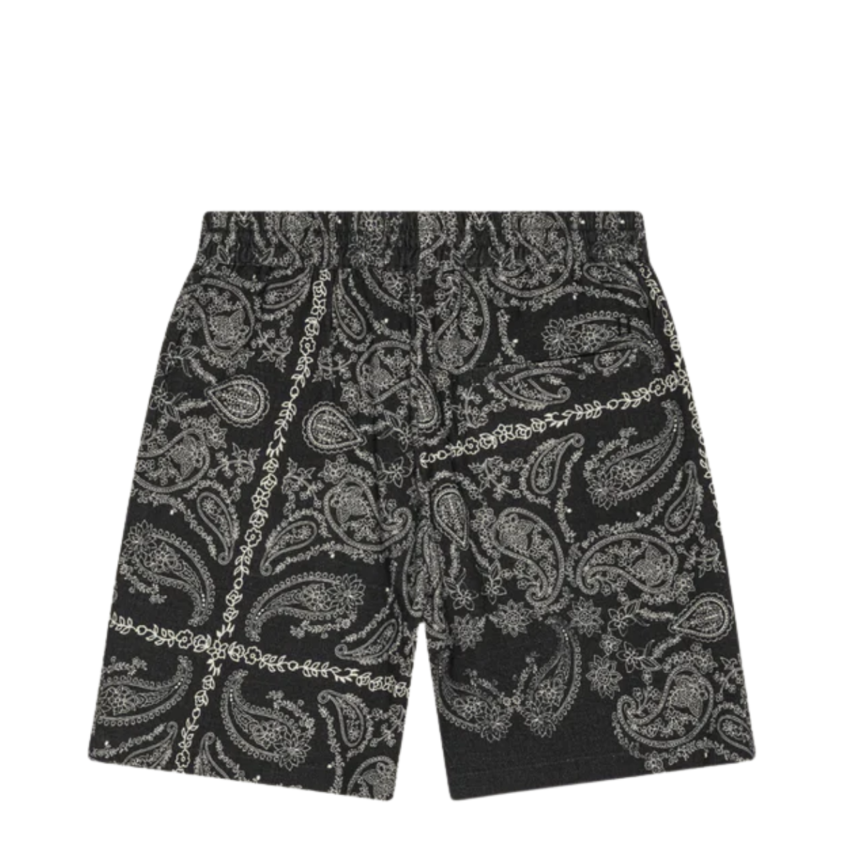 Paisley AOP Shorts - Tap Shoe Black