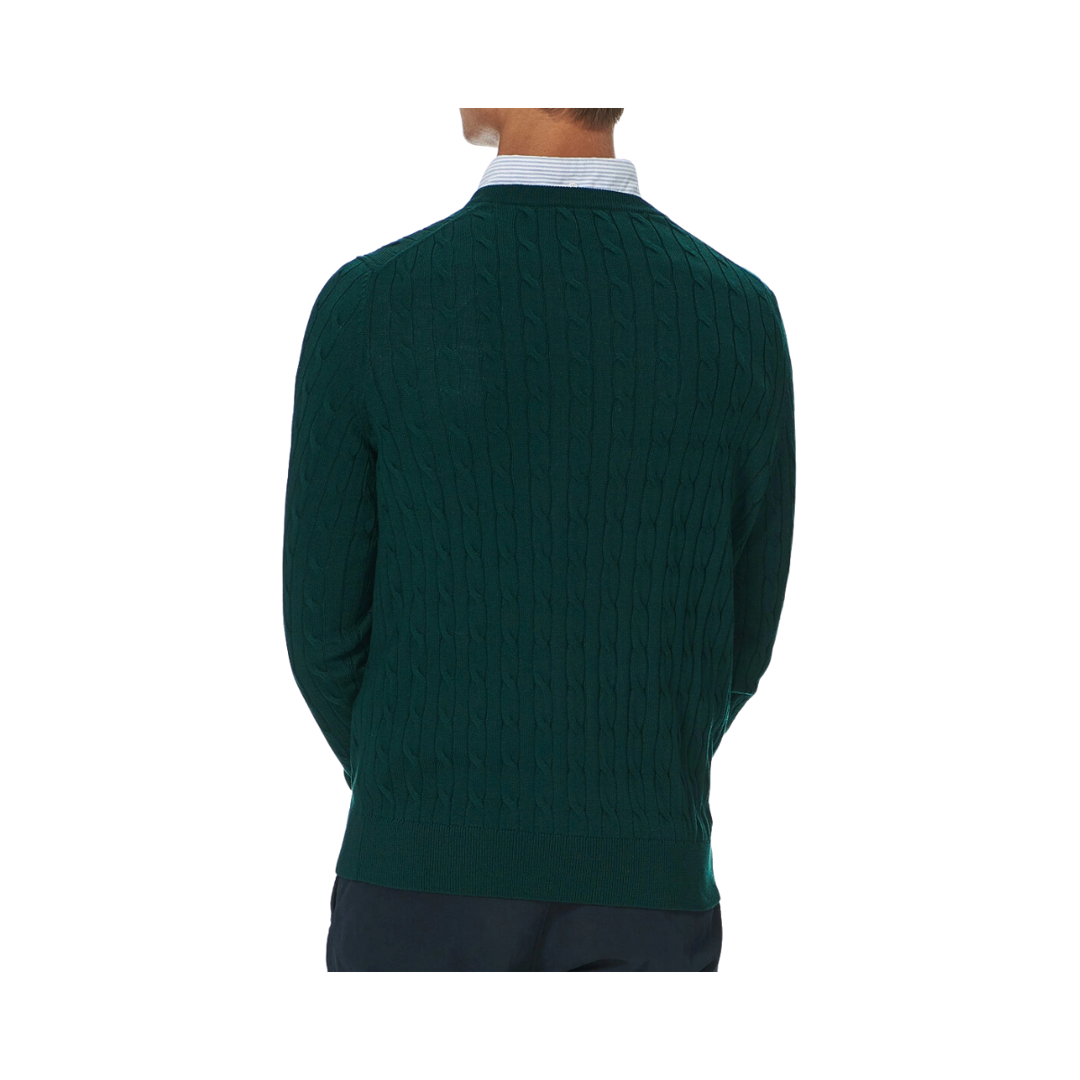 Merino Cable Oneck - Green