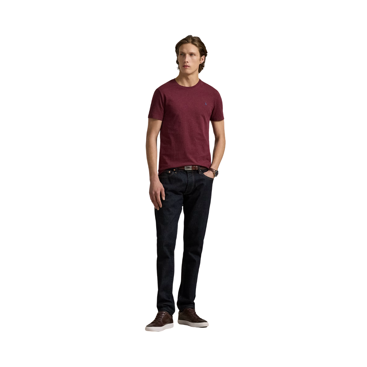 Classic Fit Crewneck T-Shirt - Spring Wine