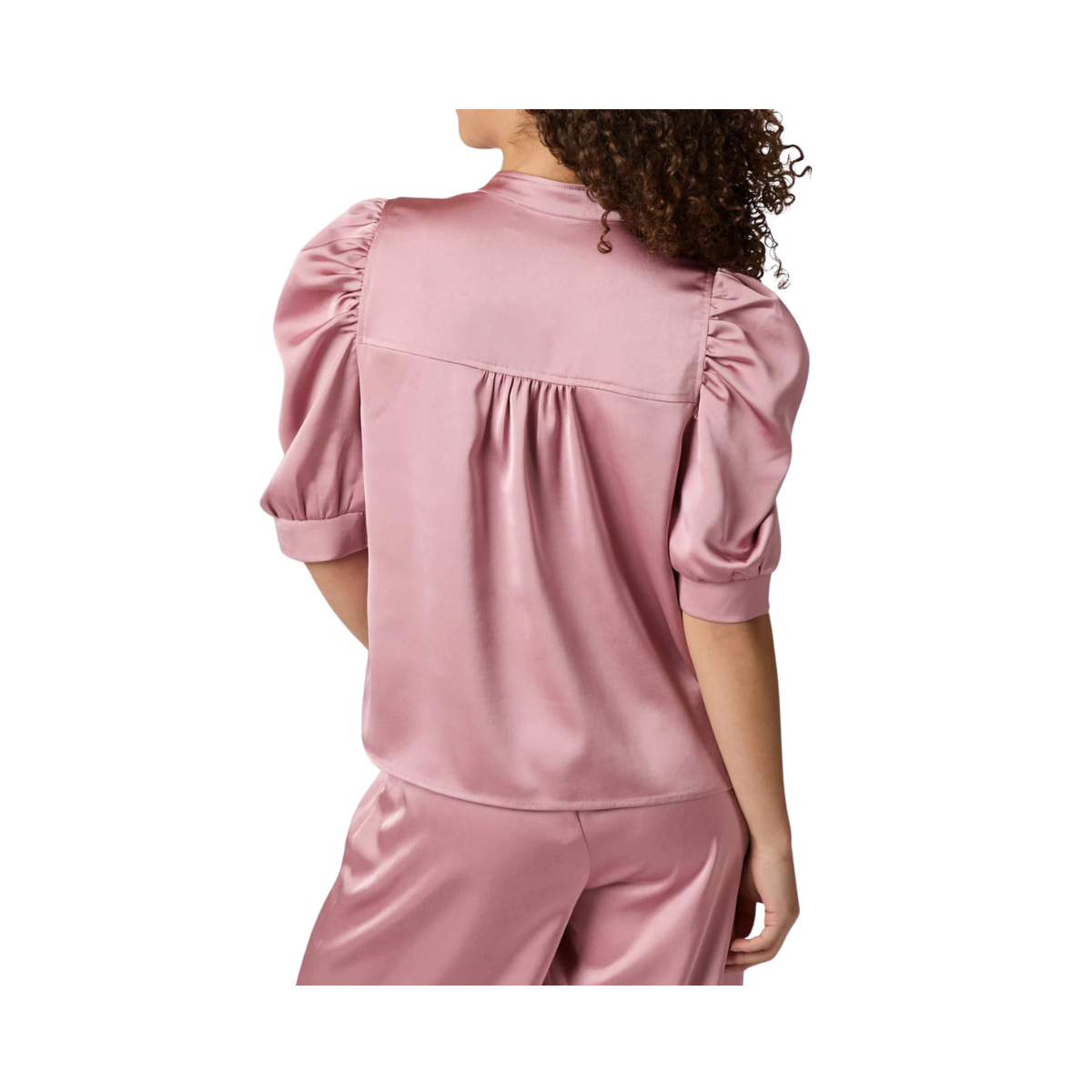 Roella Heavy Sateen Blouse - 823 Evening Rose