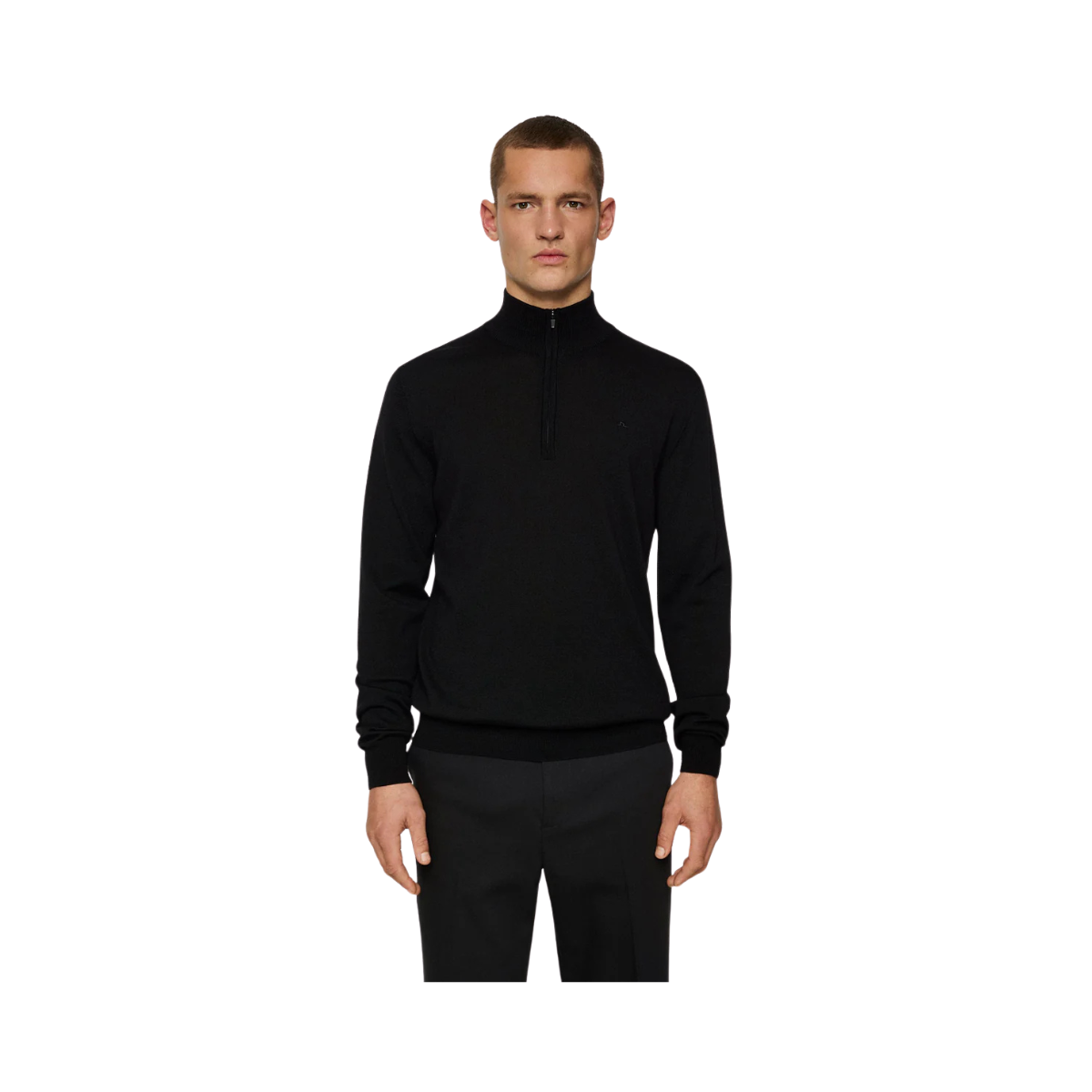 Kiyan Merino Quarter Zip - Black	9999