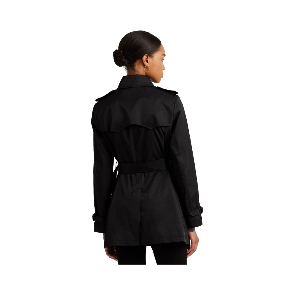 DB Belted Rain Coat - Black