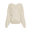 Zinelle Rachelle Wrap Pullover - Beige