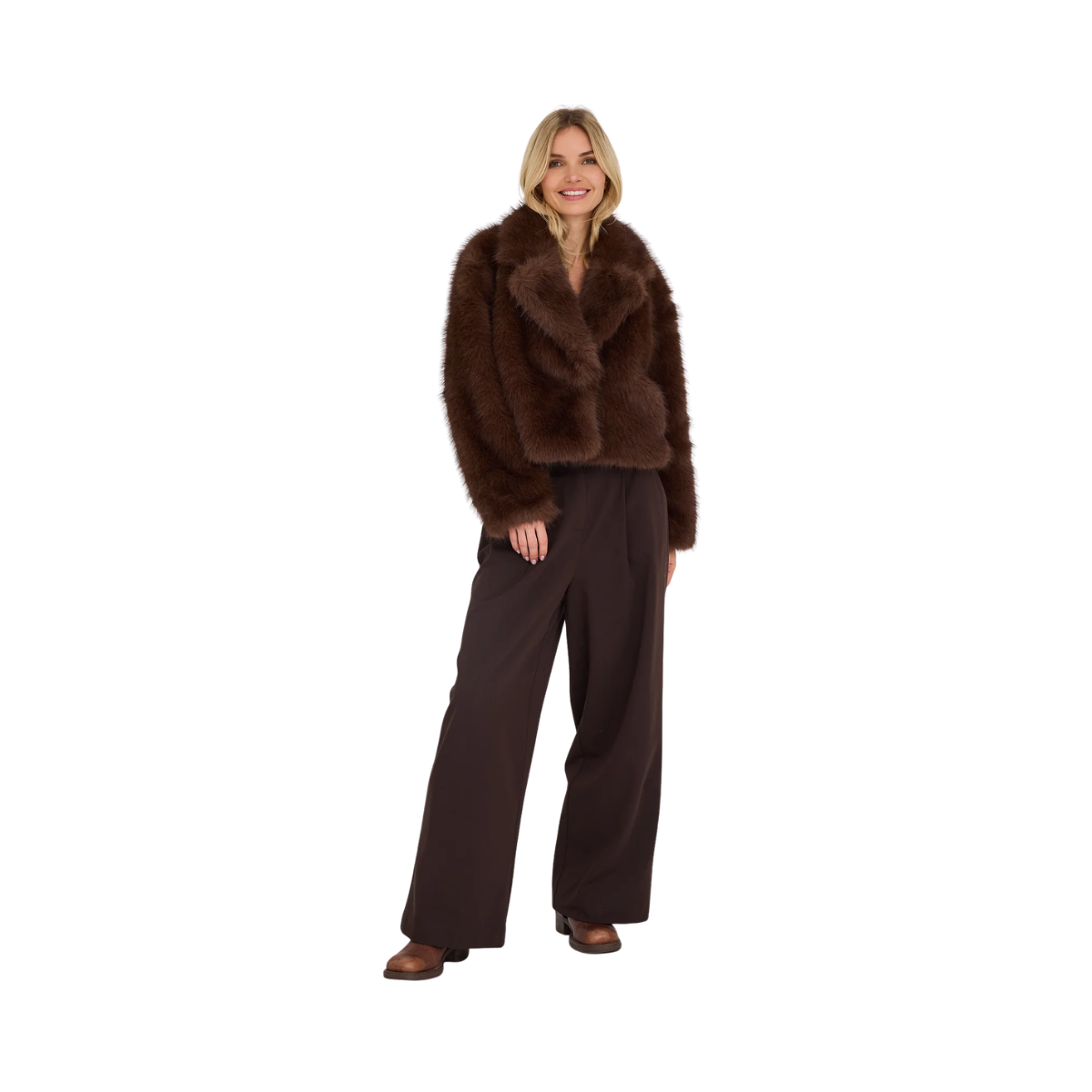 Brown Jacket - Dark Brown
