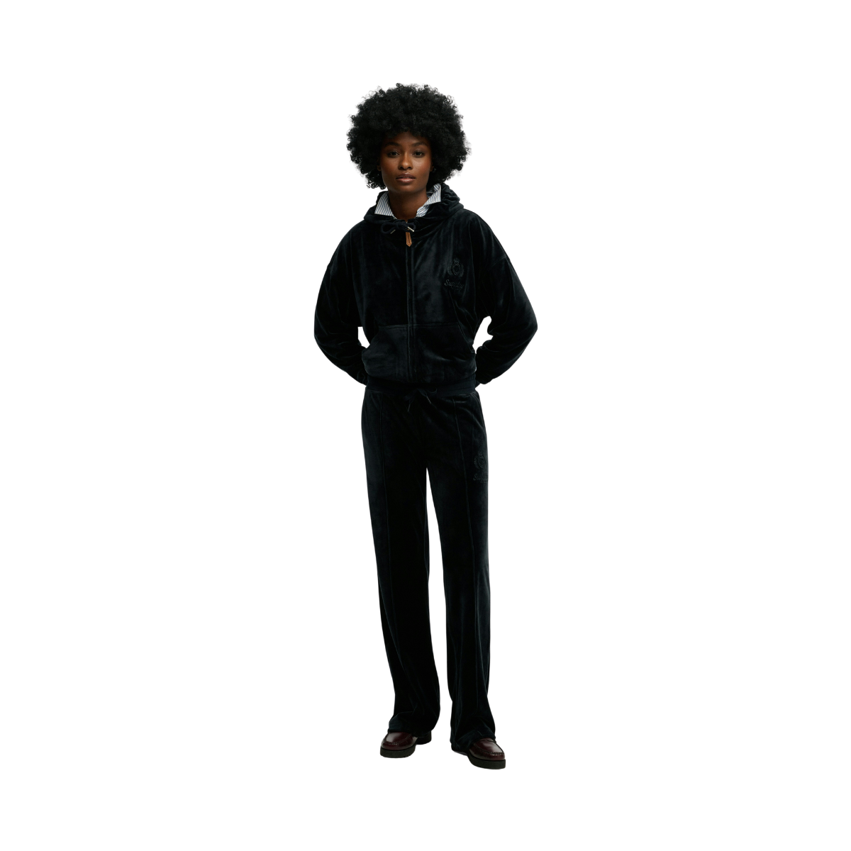 Country Club Velour Jogger - Eclipse Navy