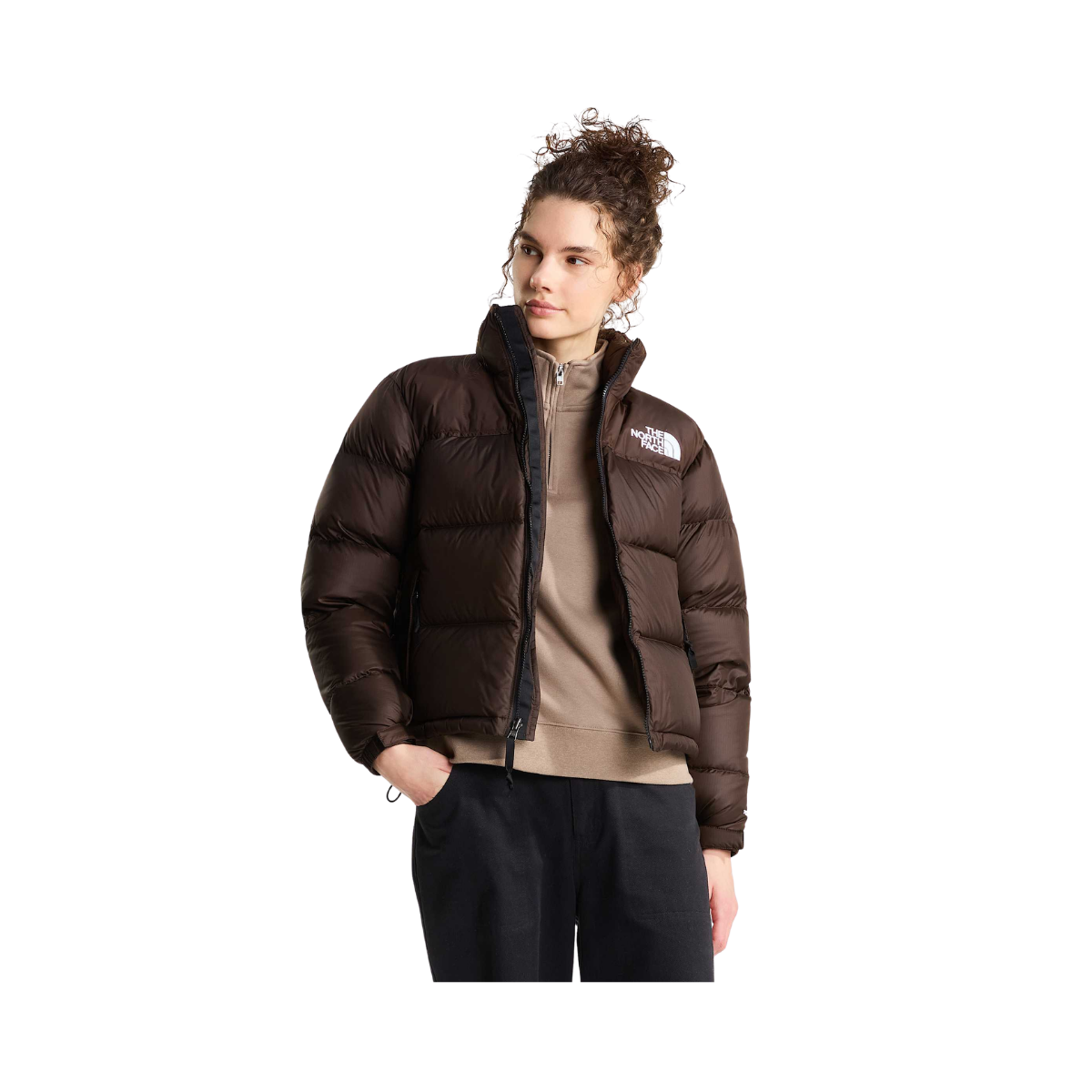 W Retro Nuptse Jacket - Dark Chestnut