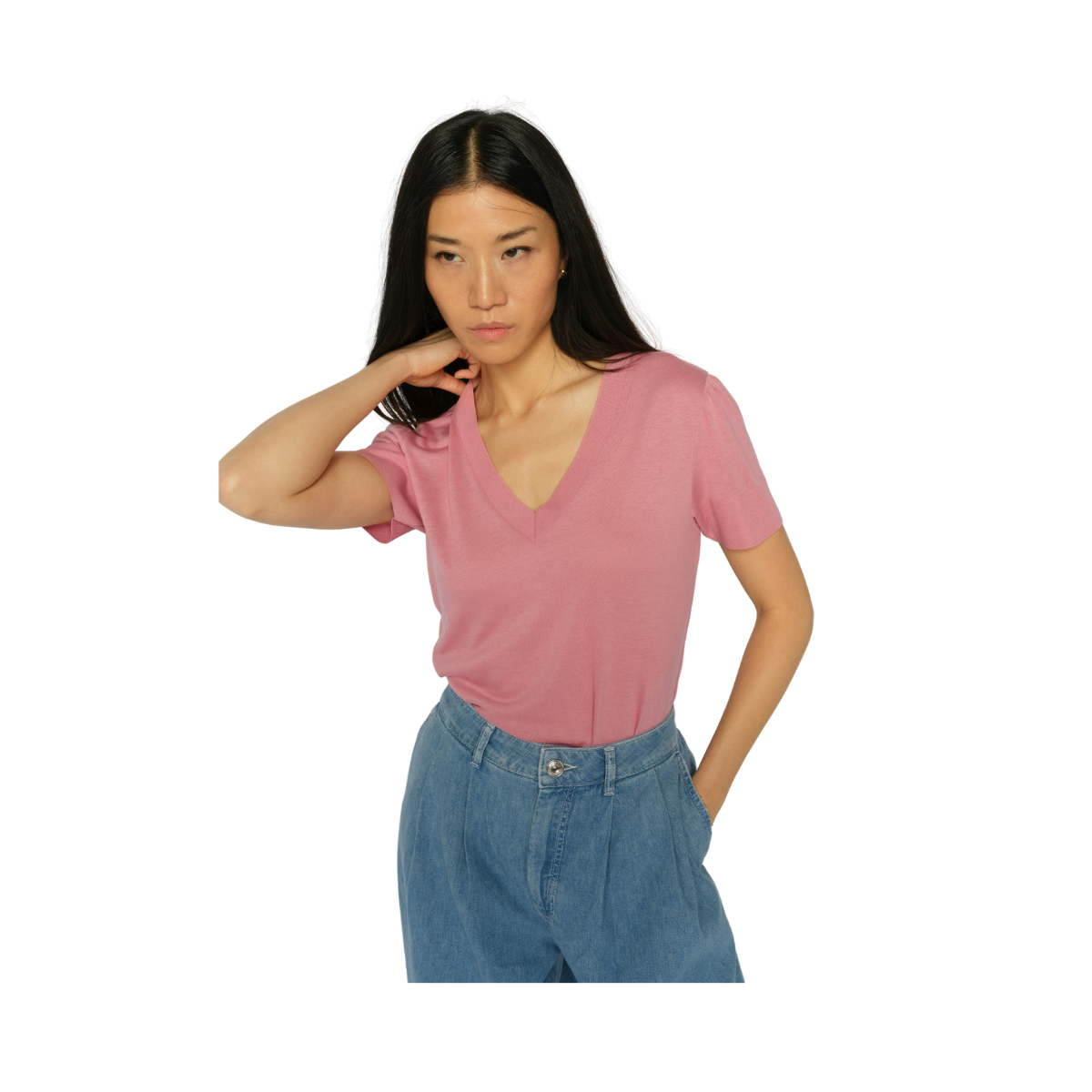 MMSink V-SS Tee - Dusty Rose