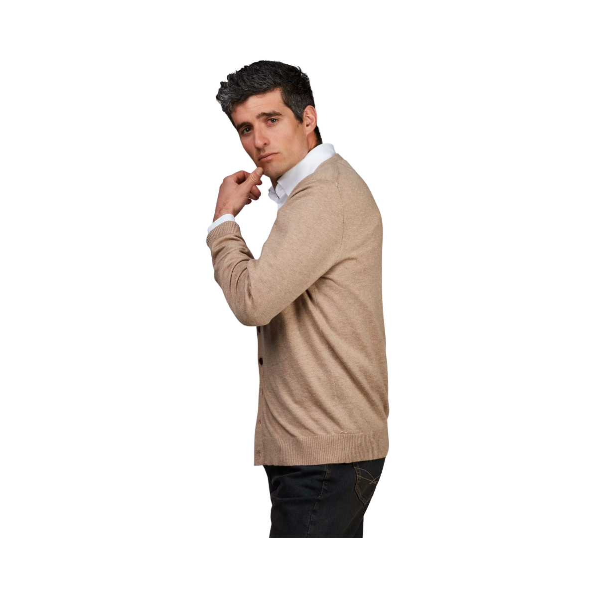 Classic Cardigan - Beige