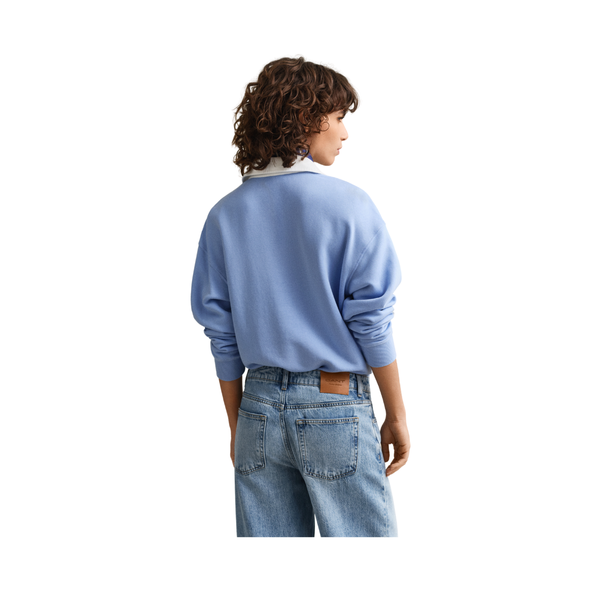 Rugger Sweatshirt - Hydrangea Blue