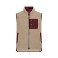 MMRowe Eli Teddy Vest - Cabernet
