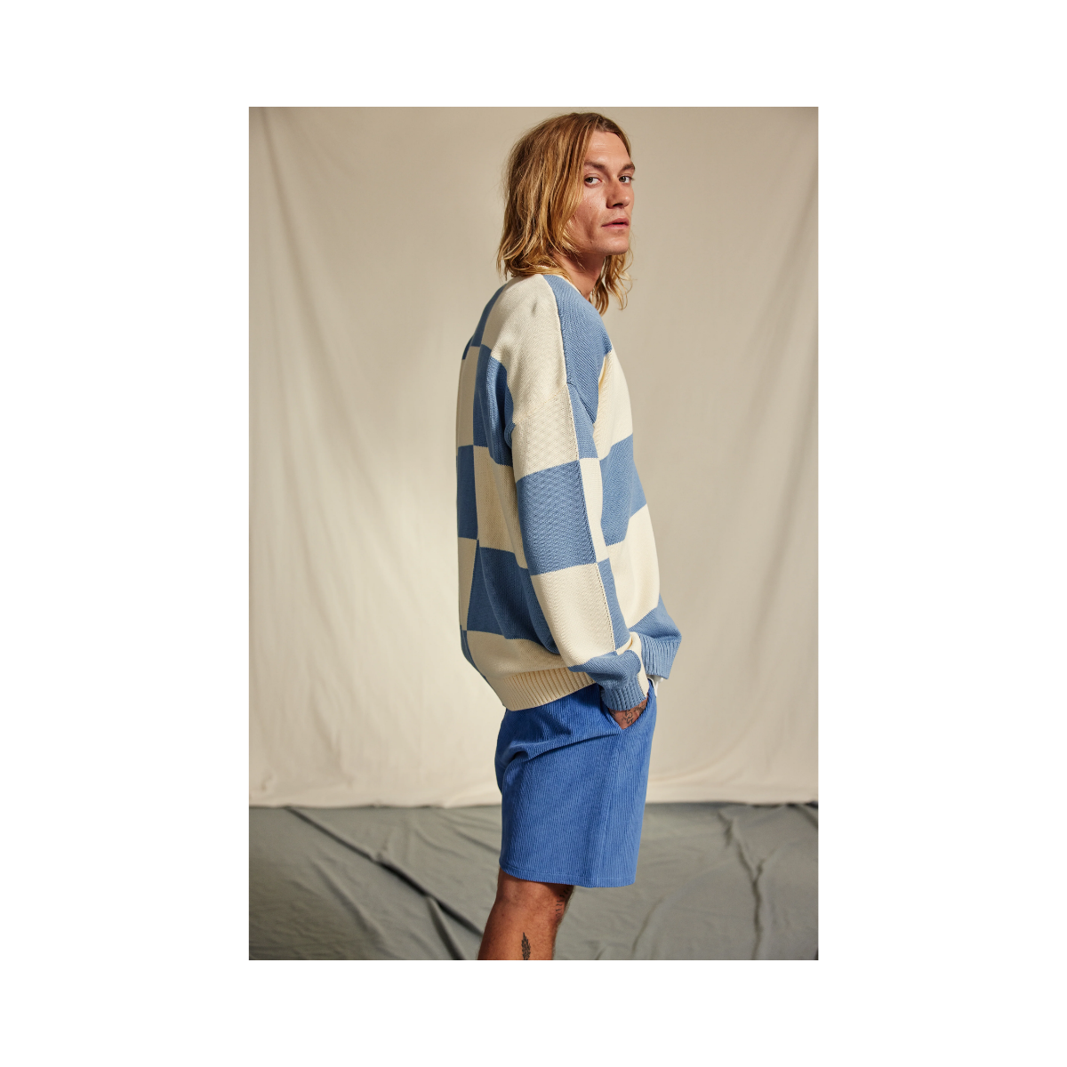 East Shorts Corderoy - Riviera Blue