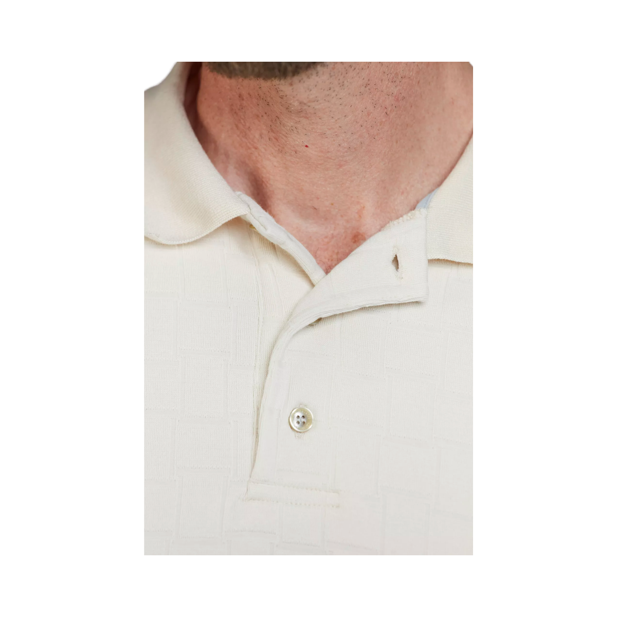 Structure Polo - Offwhite