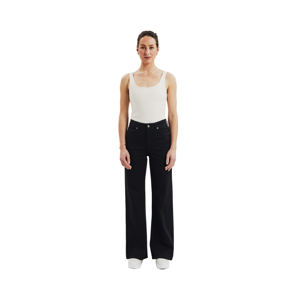 Tank Scoop Back - Ivory