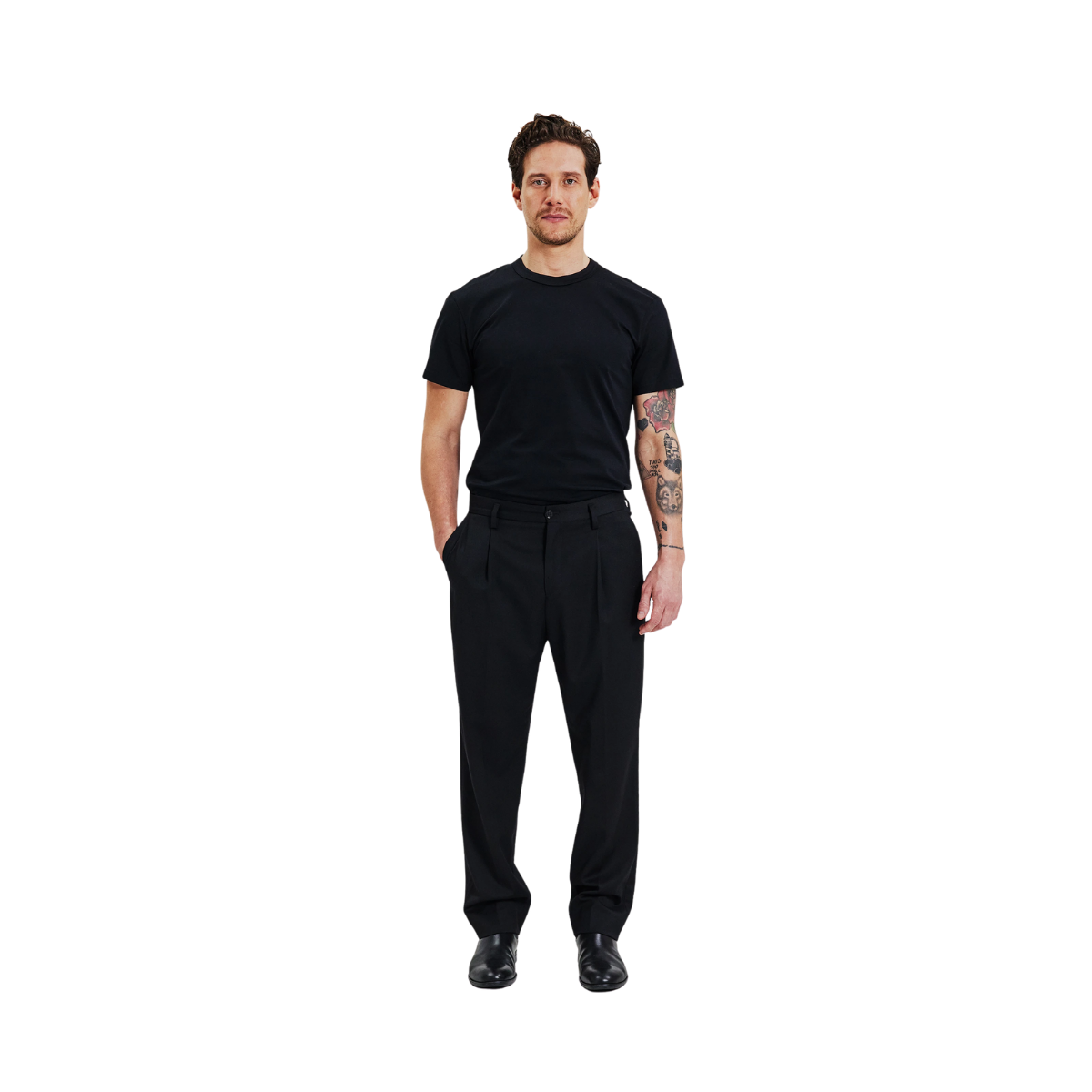 Crew-Neck Pima - Black