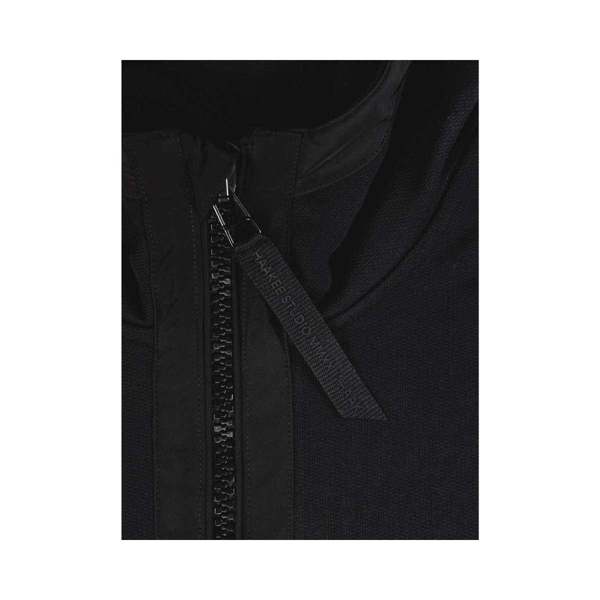 Half Zip Hybrid Sweater - Black