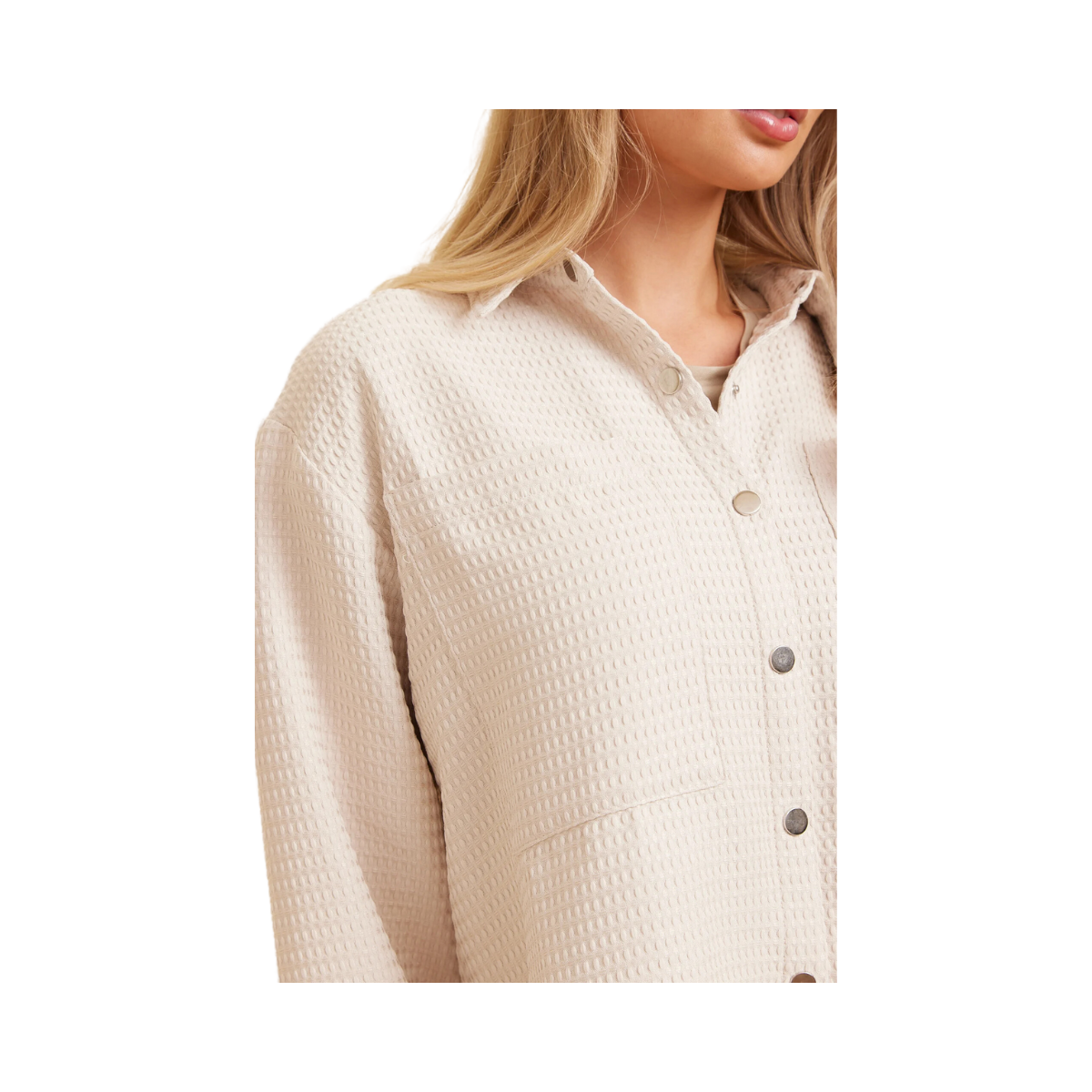 Maud Shirt Jacket - Beige