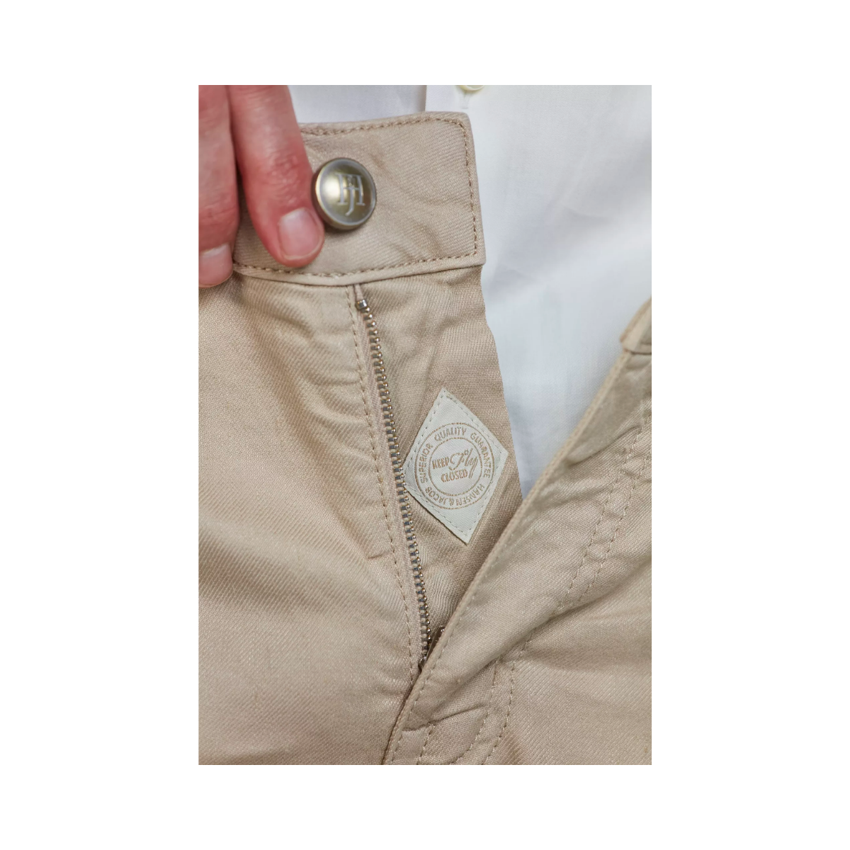 5-Pkt Linen Blend - Beige