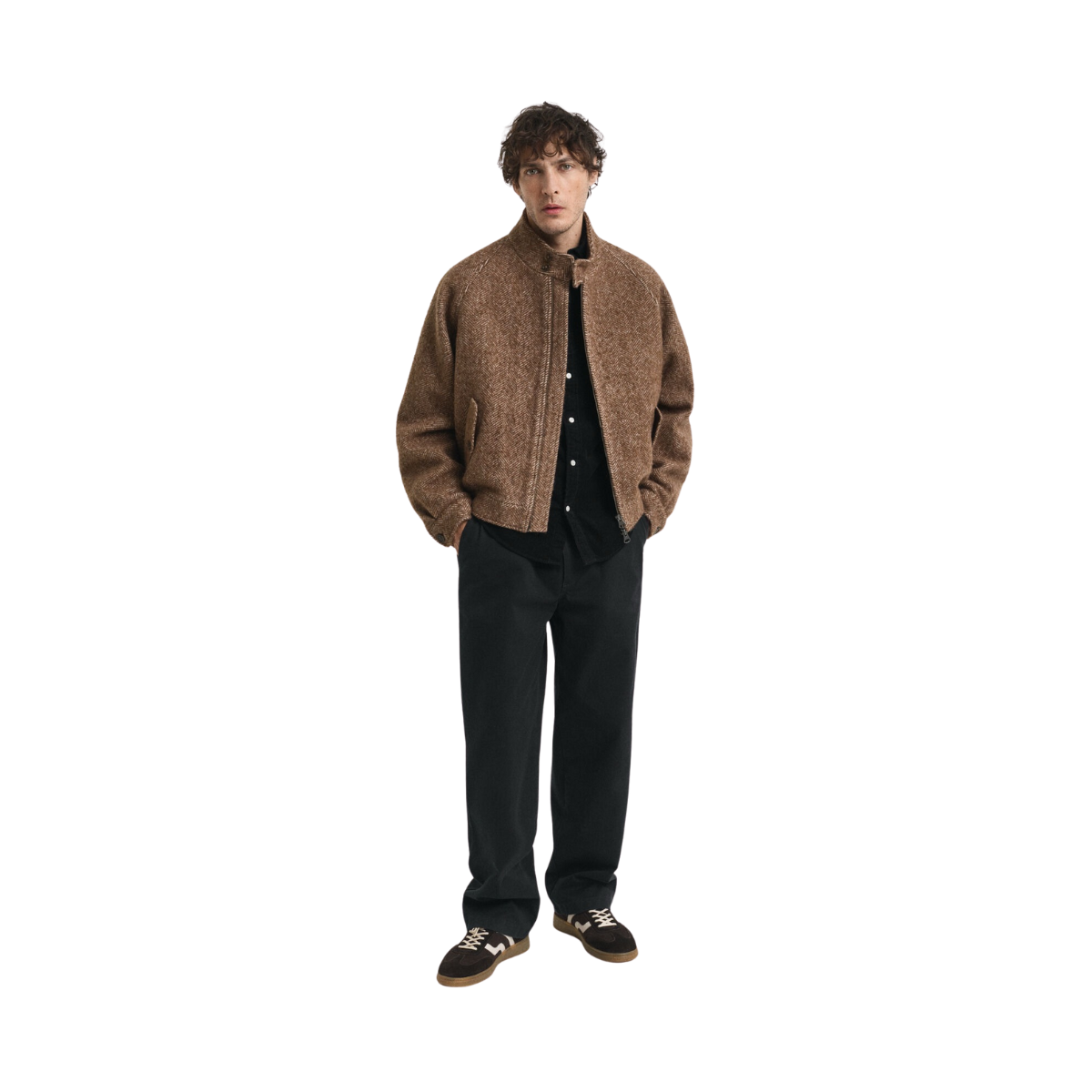 Reg Corduroy Shirt - Black