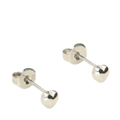 Ear studs heart - Silver