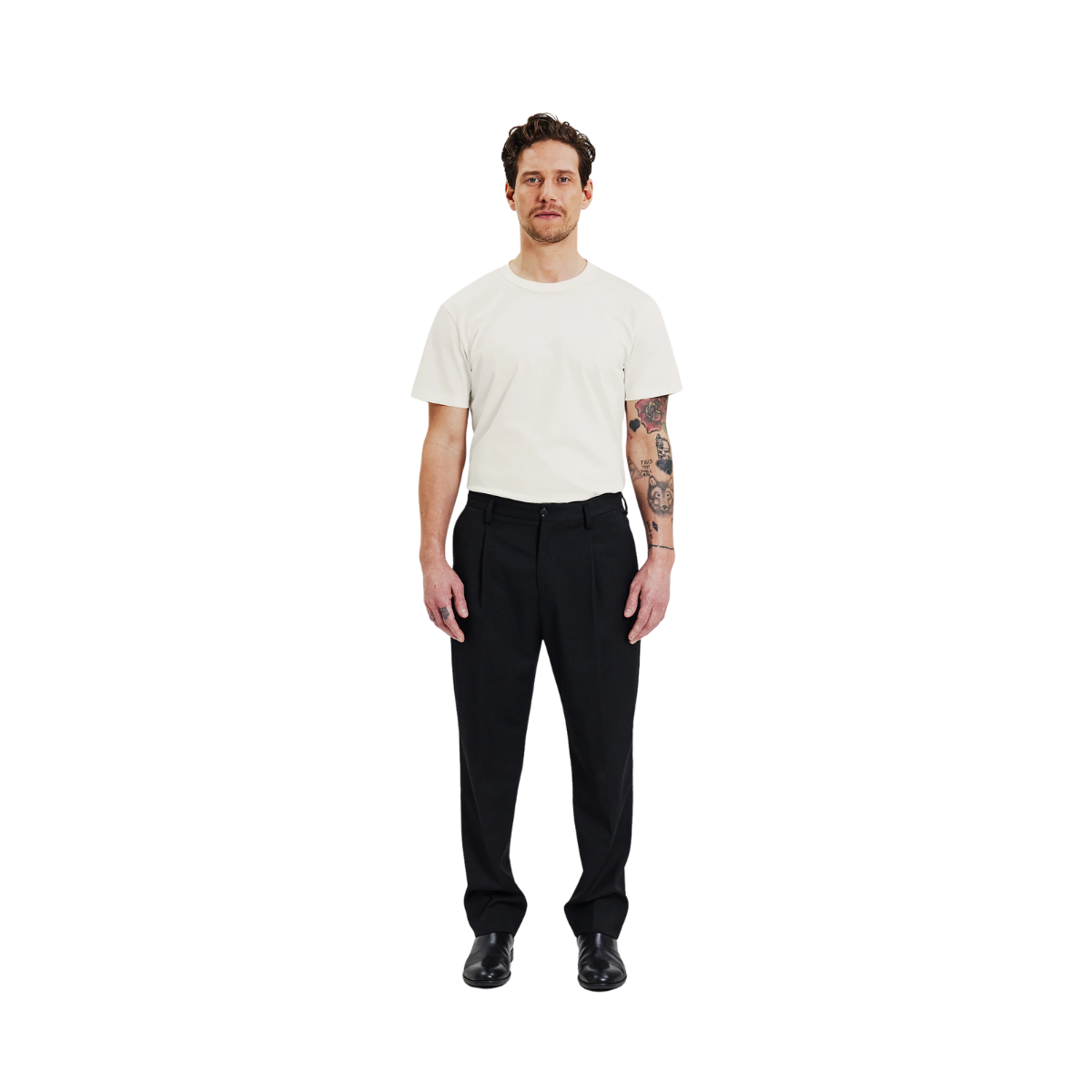 Crew-Neck Pima - Ivory