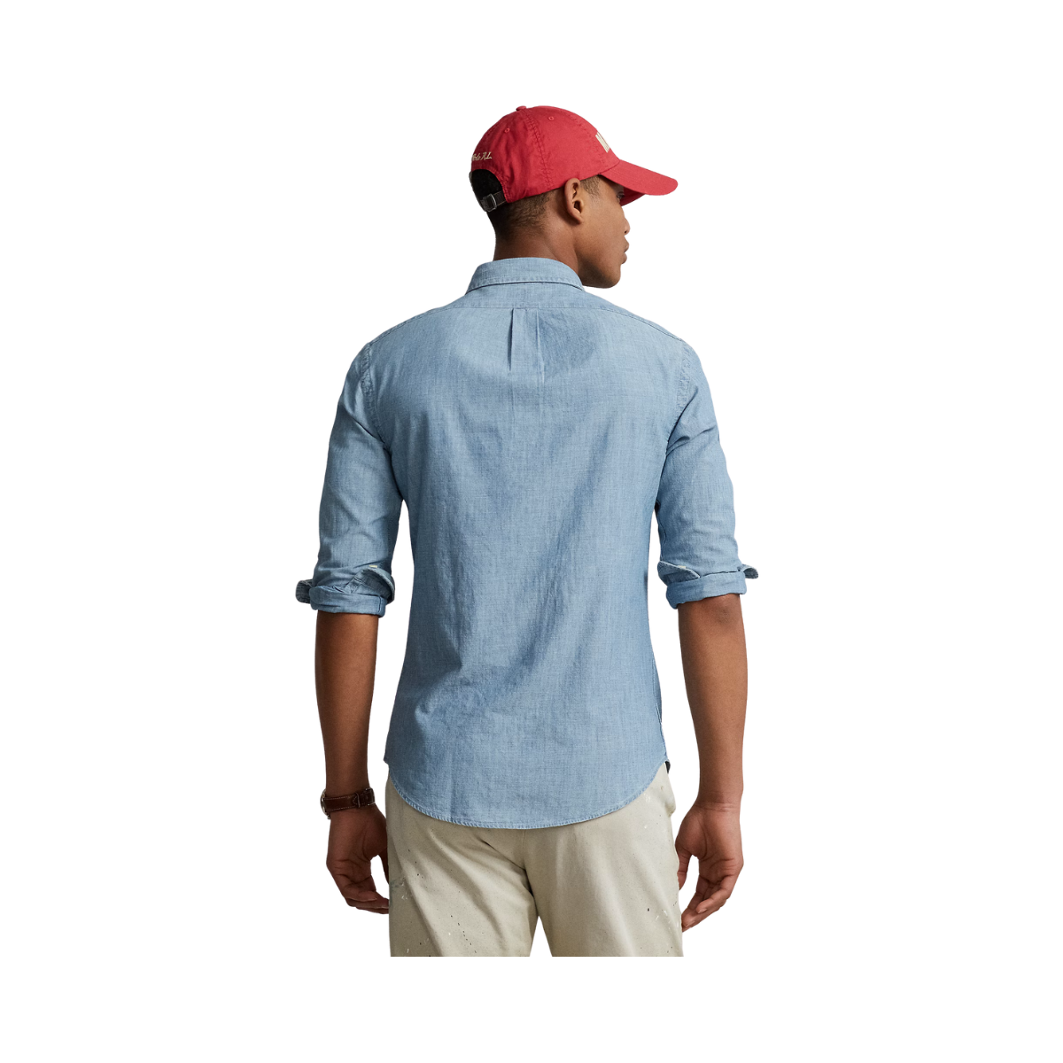 Slim Fit Chambray Shirt - Chambray
