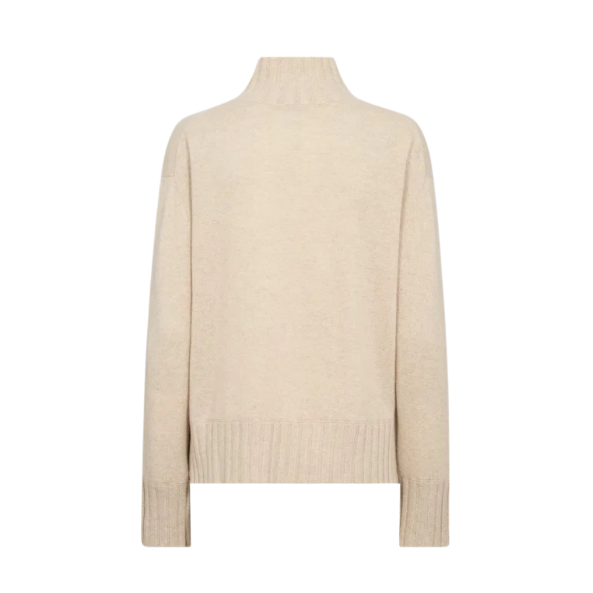 MMAima Cashmere Highneck Knit - Oxford Tan