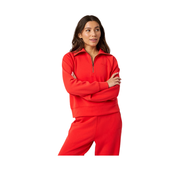 Studio Soft Halfzip Sweatshirt - Flame Scarlet