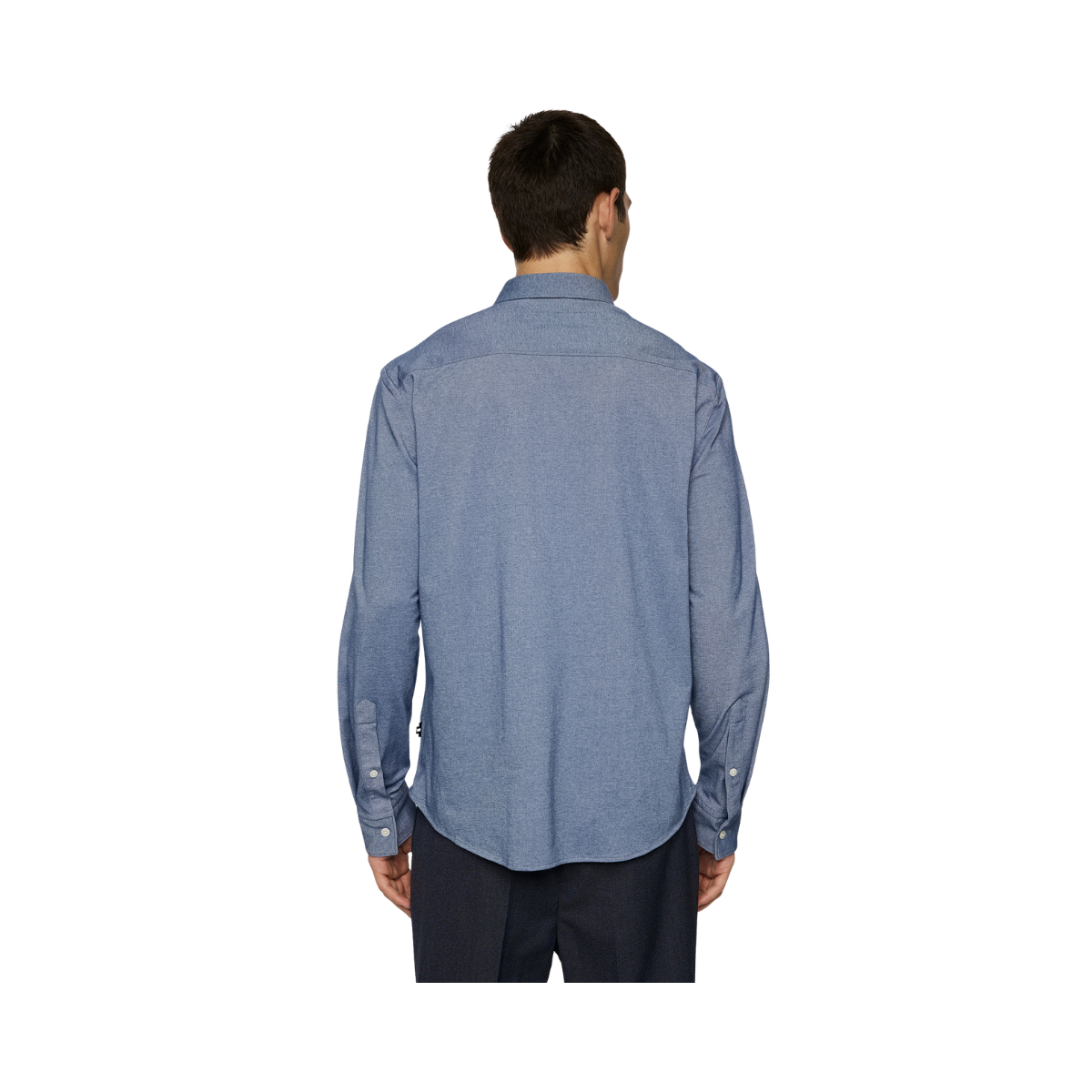 Marlon Pique Jersey Shirt - Vintage Indigo Melange