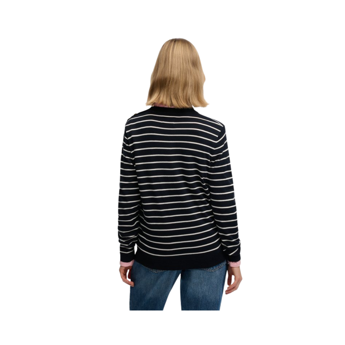 Lw Essential Jumper - K3A Optic Eclipse Navy Stripe
