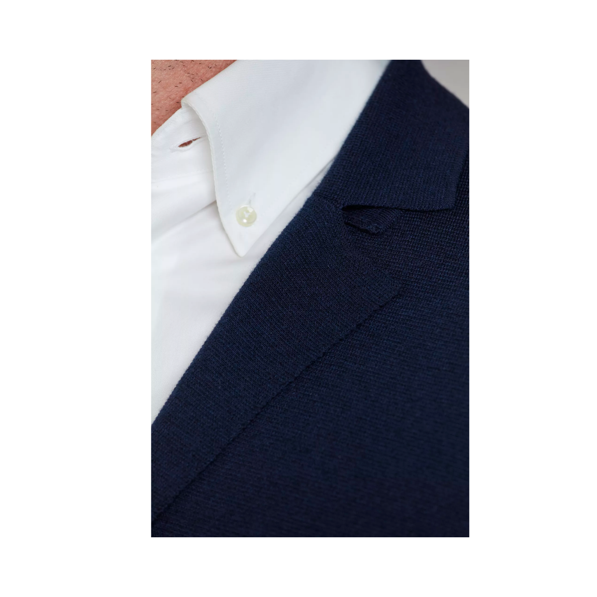 Knitted Club Cardigan - Navy