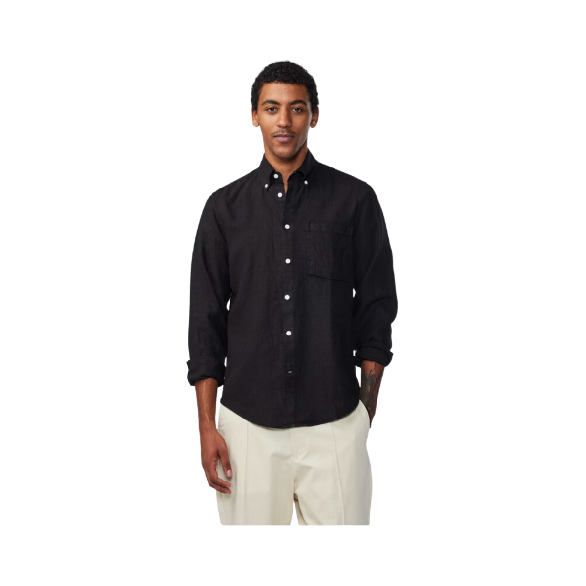 Arne BD Shirt - Black