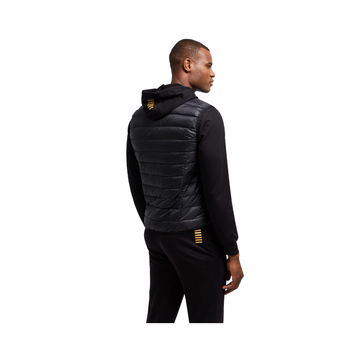 Train Core Down Waistcoat - Black