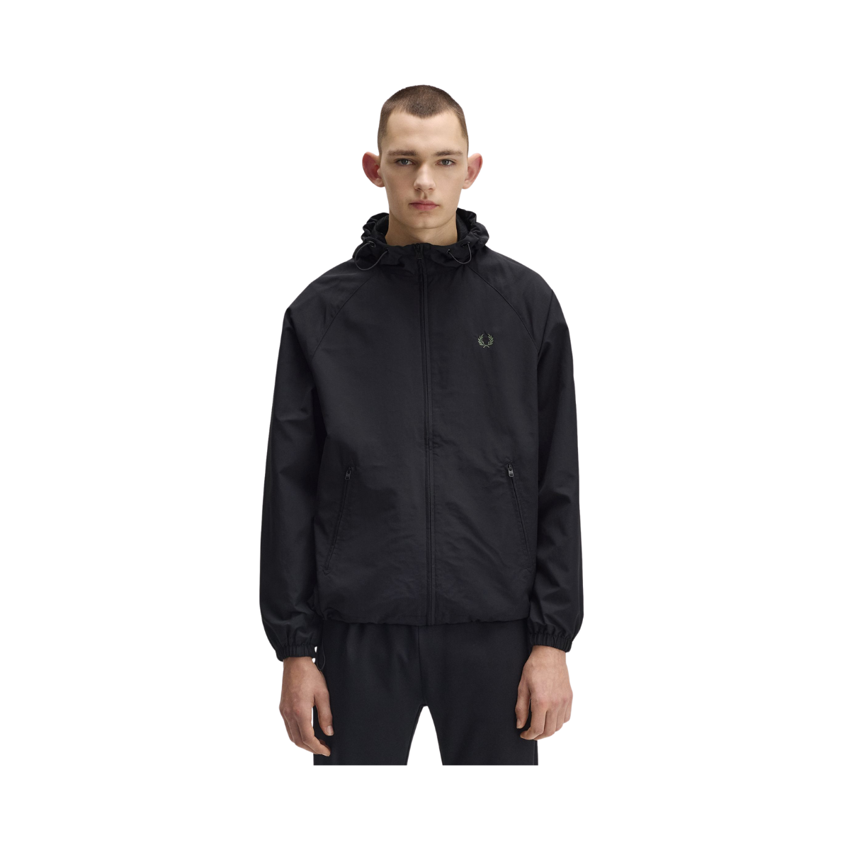 Hooded Shell Jacket - Black
