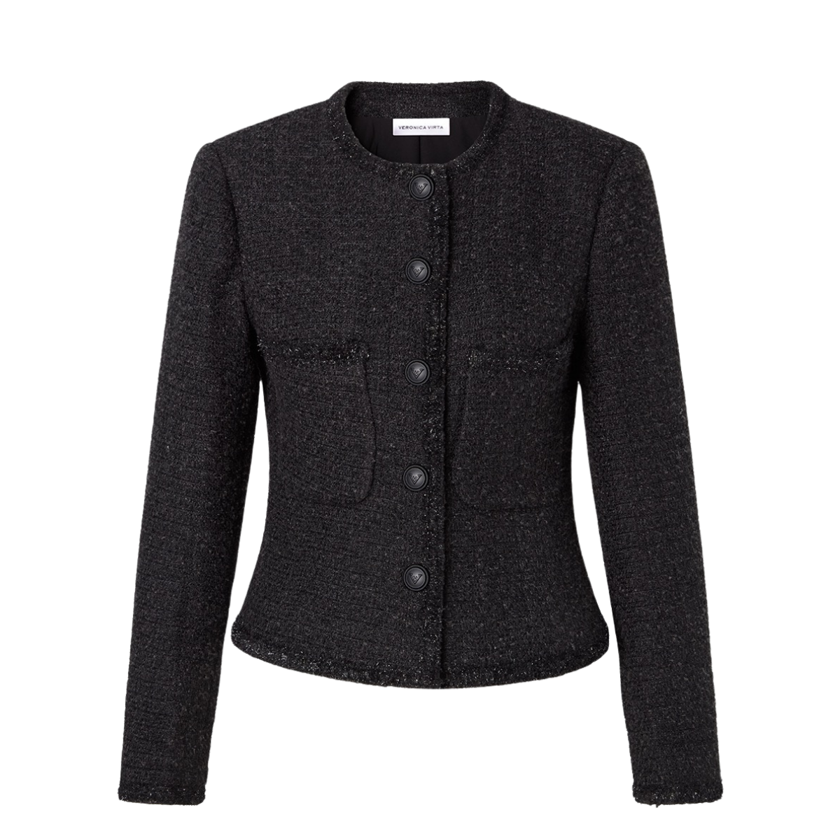 Alexa Tweed Jacket - Black