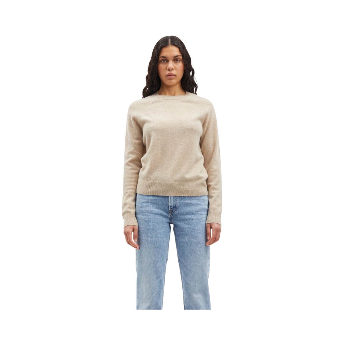 Boston o-neck - Beige