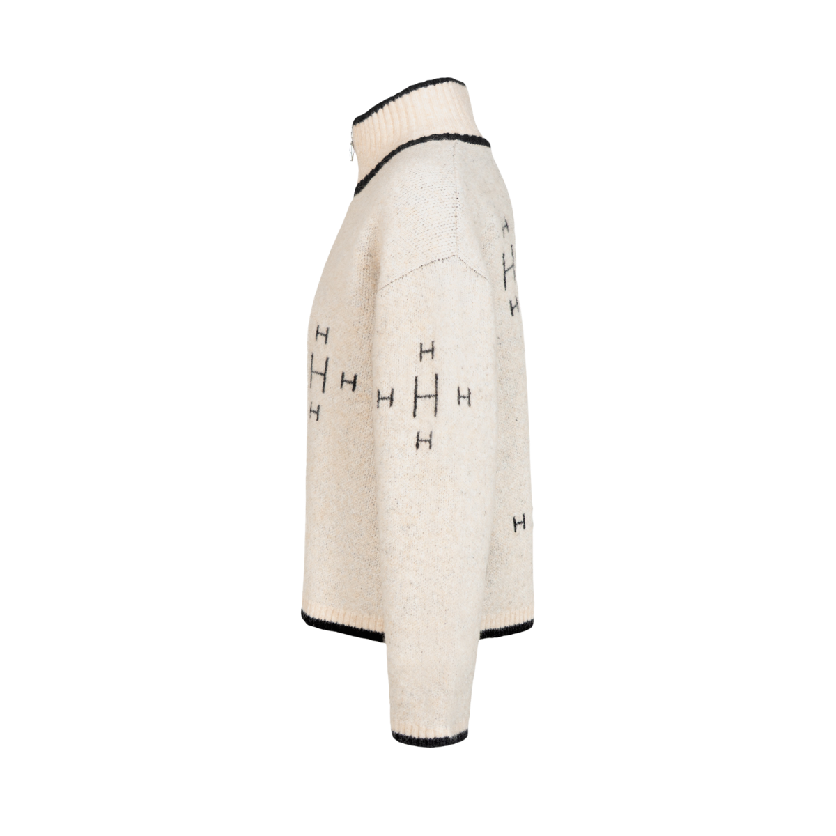 Iben Zip Jacket - Light Beige Melange