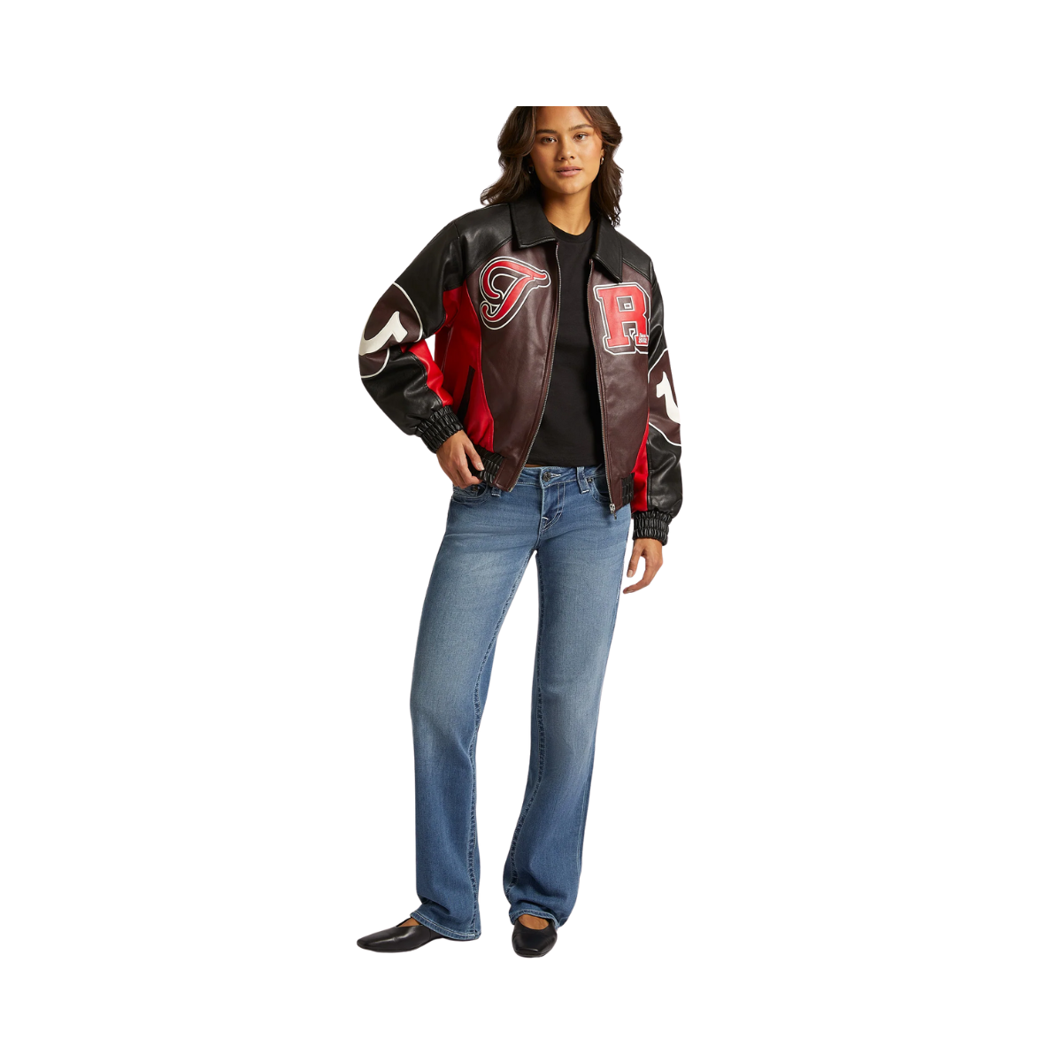 Sarah Low Rise Straight - Medium Wash