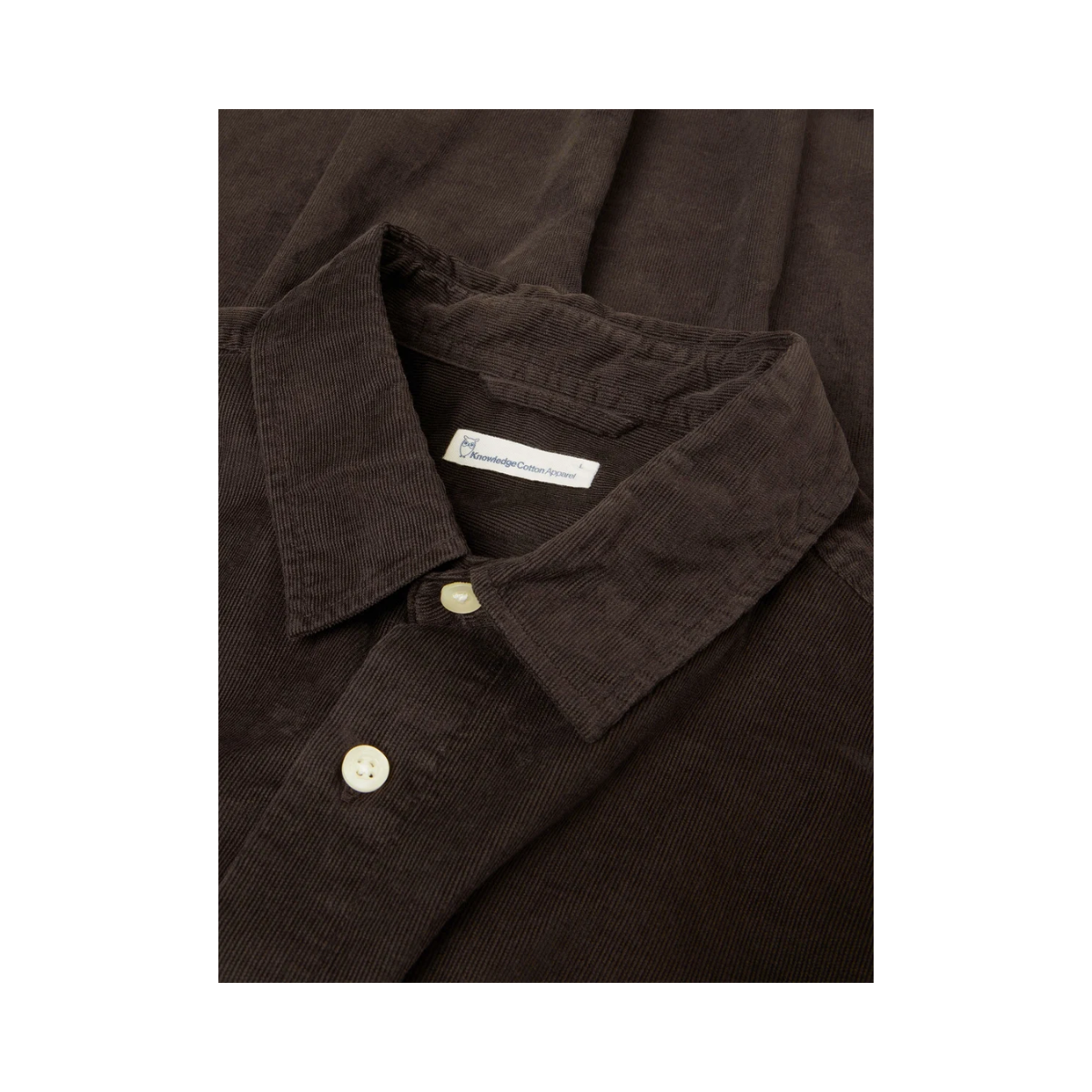Dune Regular Corduroy Shirt - Chocolate Torte