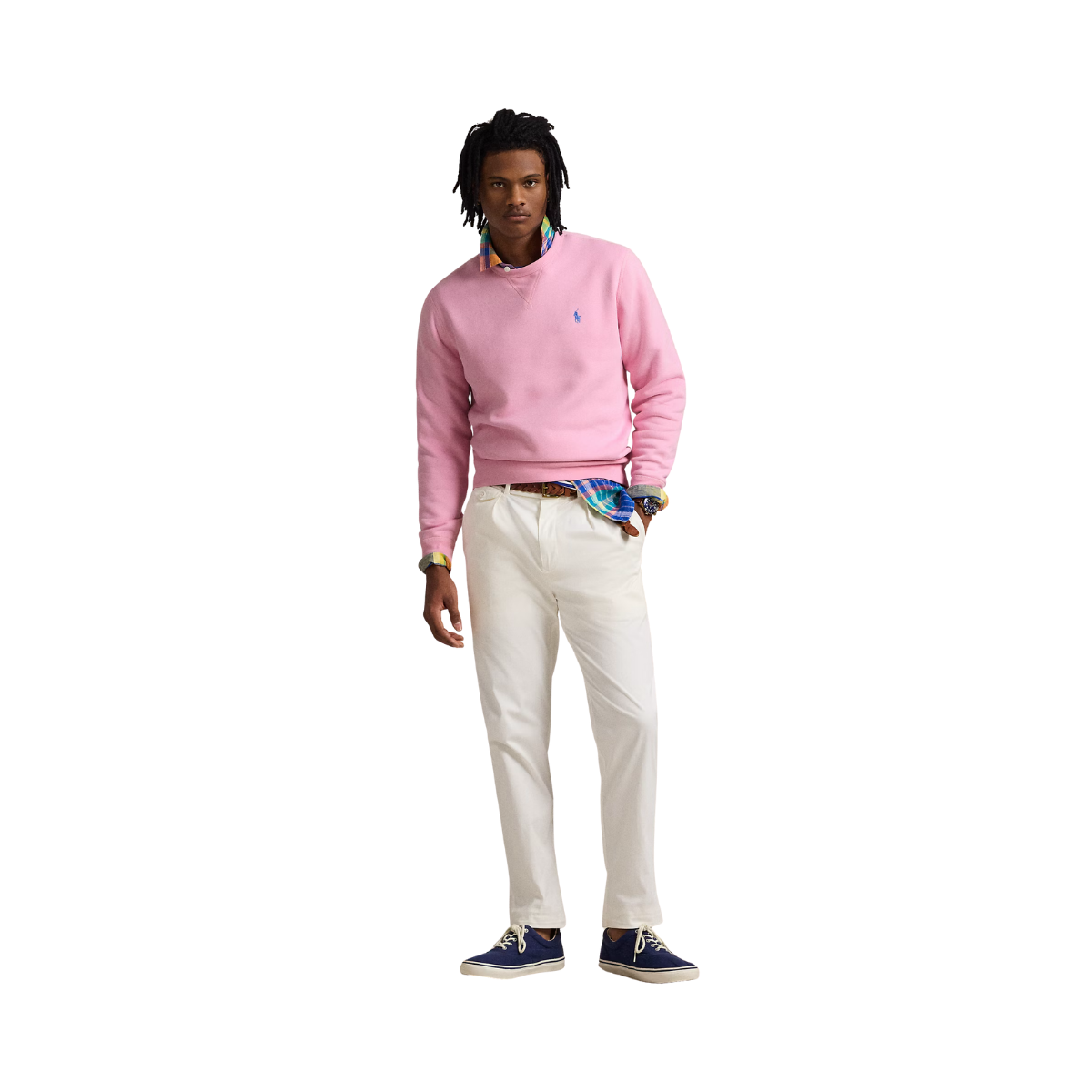 LS Fleece Sweater - Carmel Pink