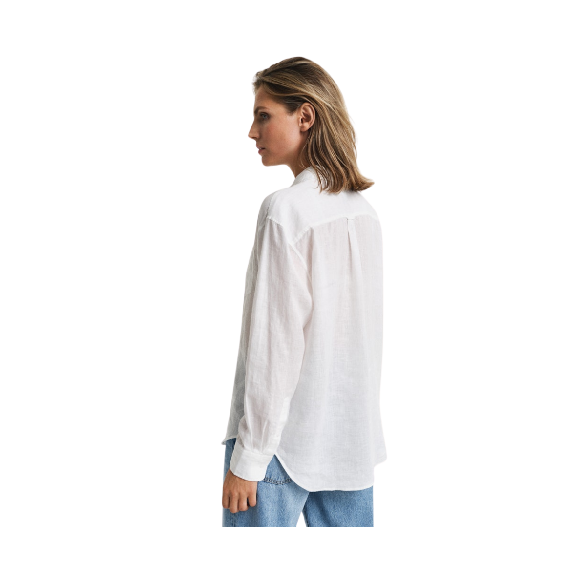 REL LINEN SHIRT - WHITE
