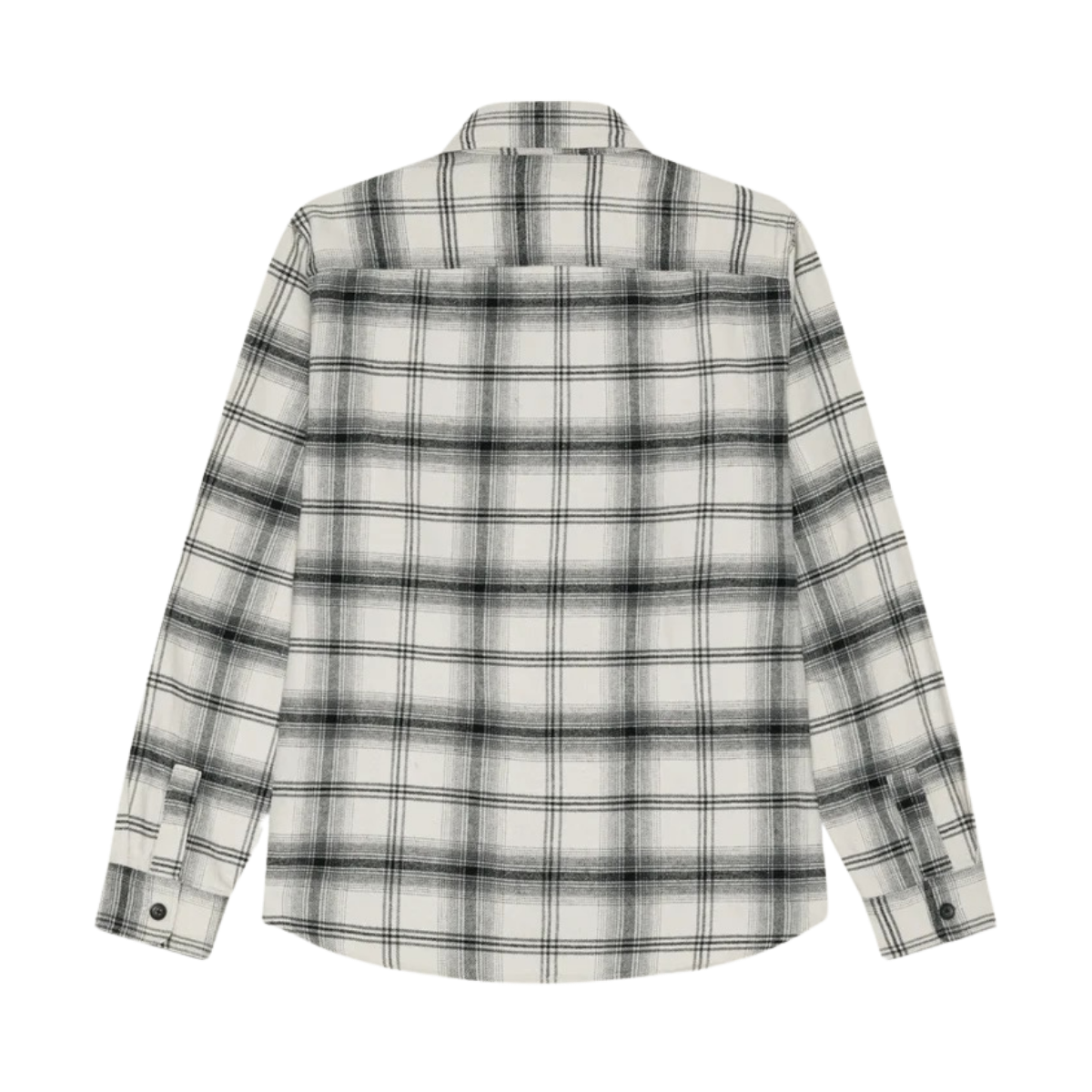 Check Overshirt - Black