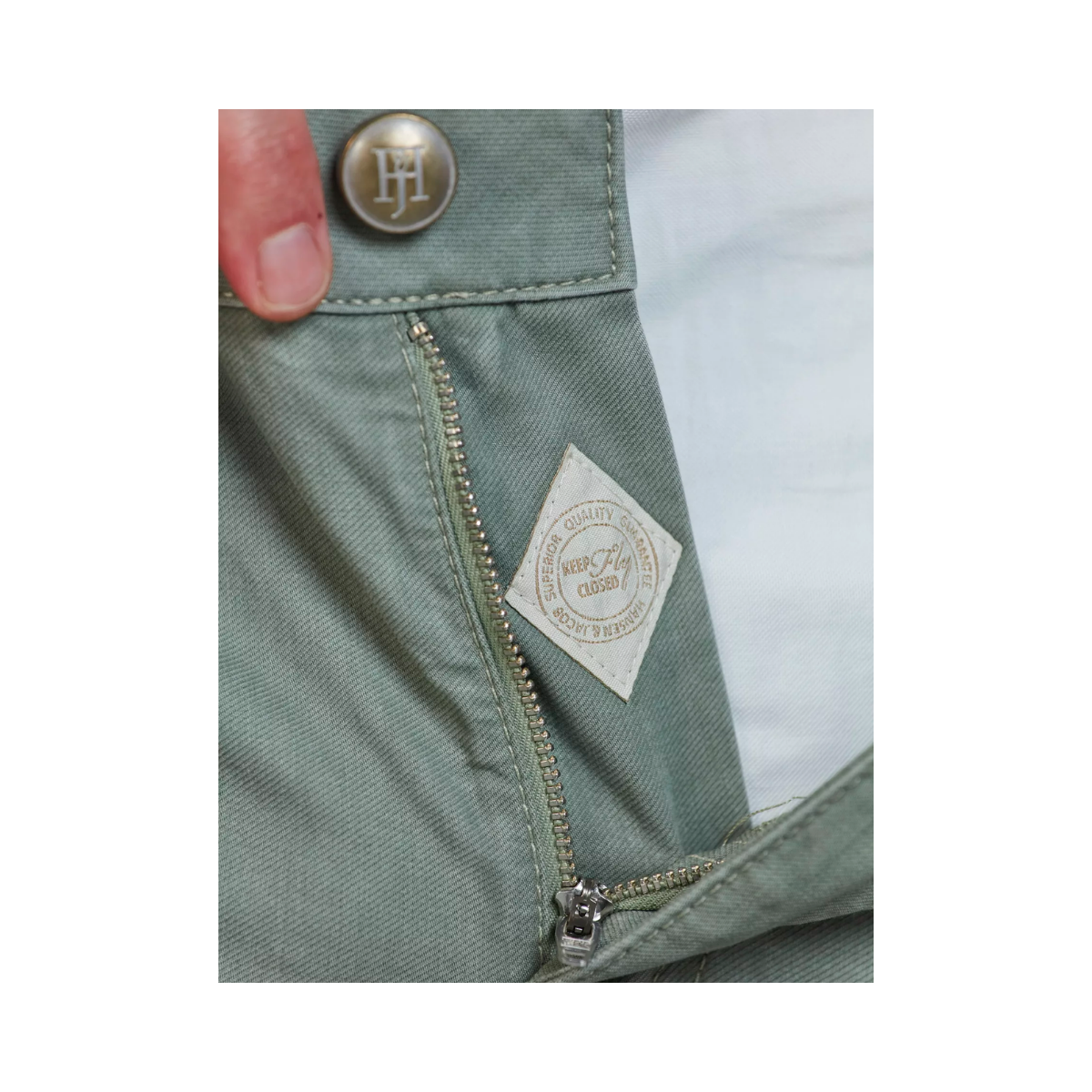 5-Pkt Twill Melange - Green