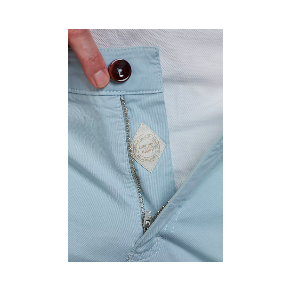 Classic Chino Shorts - Light Blue