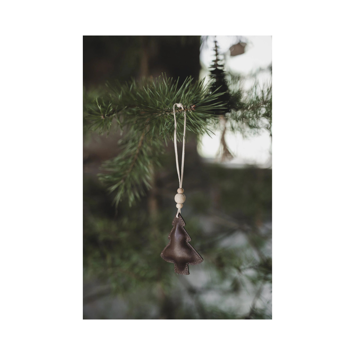Ornament Pine Julgransdekoration - Brown