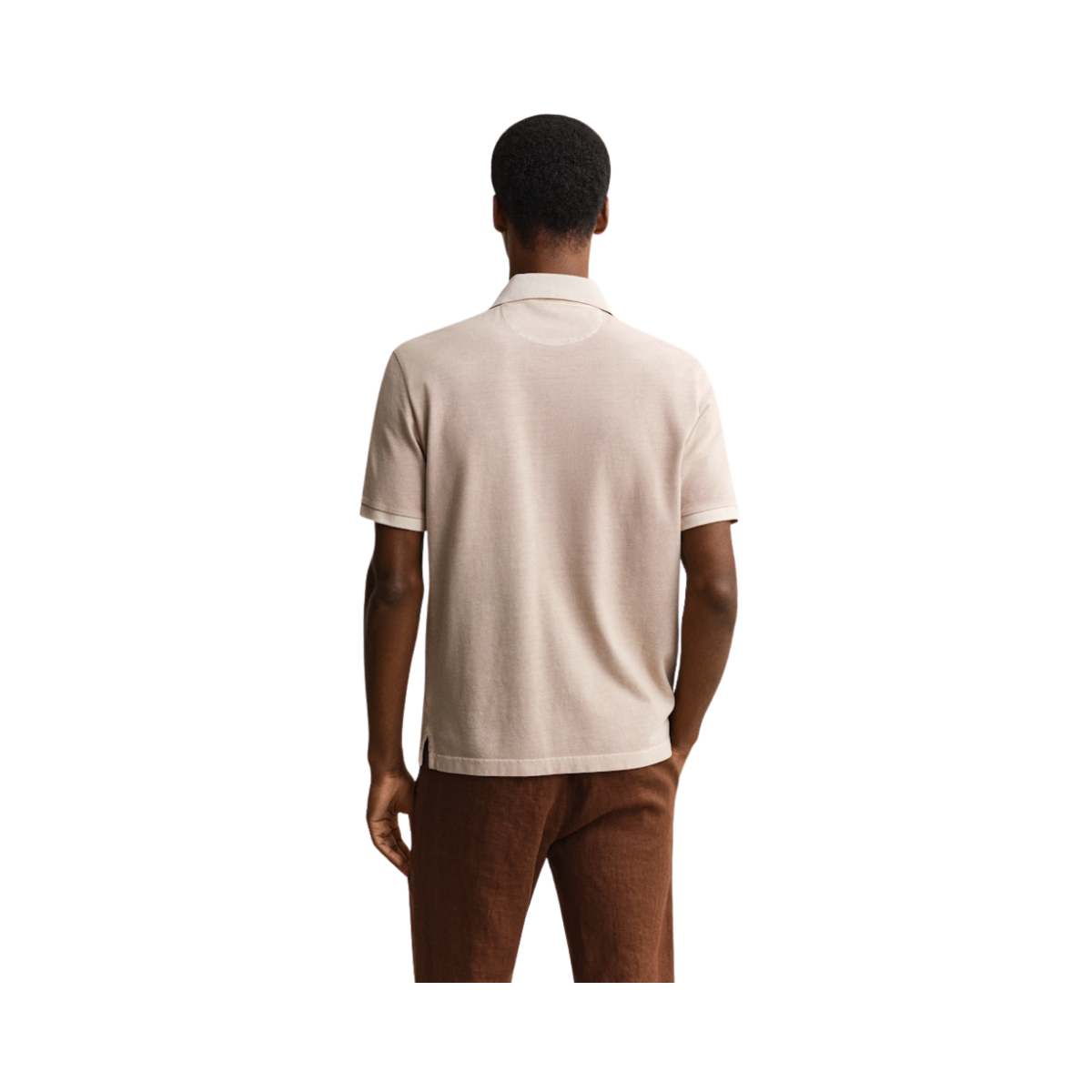 Sunfaded SS Polo - Oat Beige