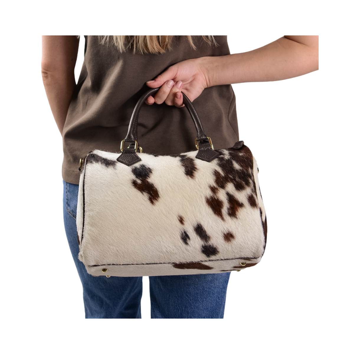 Lecce Cow - Dark Brown
