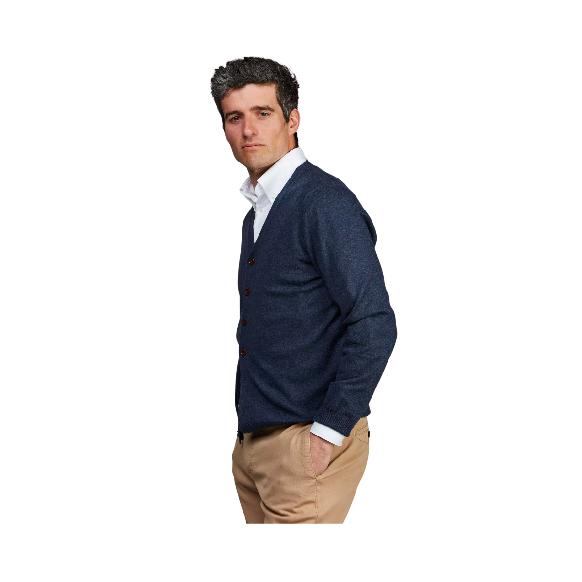 Classic Cardigan - Dark Blue