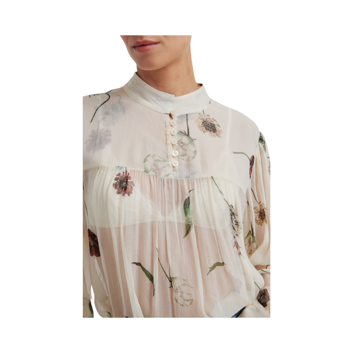 Florala Blouse - Summer sand