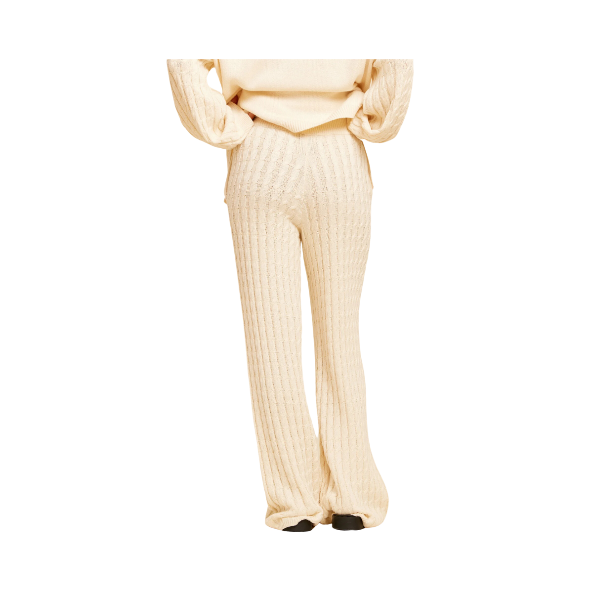 Hazel Cable Pant - Beige