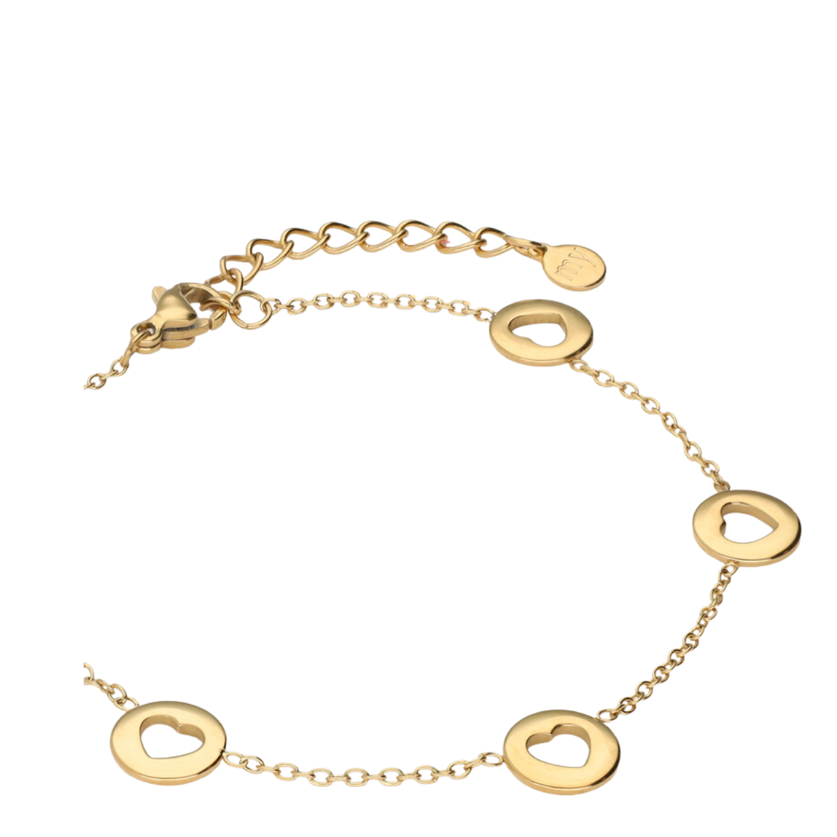 Bracelet Open Hearts - Gold
